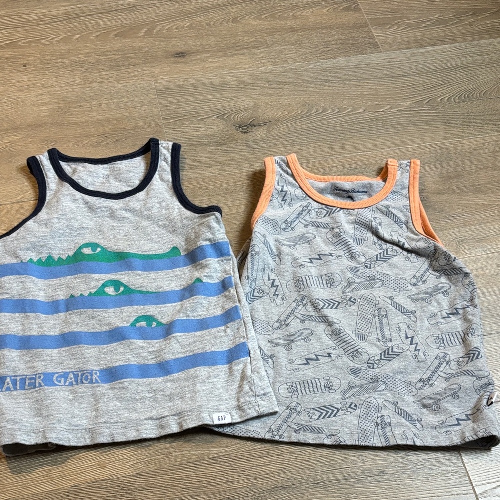 Tommy Bahama & Baby Gap Gray Tank Top SET
